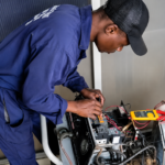Working on Boiler Geiha Professionals